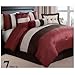 Read 7 pc modern red/ beige/ brown / bed in a bag /comforter set/ queen size bedding/ comforter Details 7 pc modern red/ beige/ brown / bed in a bag /comforter set/ queen size bedding/ comforter