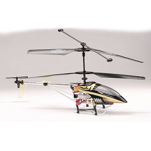 3 Kanal RC Hubschrauber/Helicopter Shark Alloy S006 - ALLUMINIUM - FLUGFERTIG! Modellbau-Helikopter!