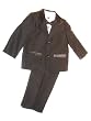Good Lad Toddler Boy Black 4pc Tuxedo