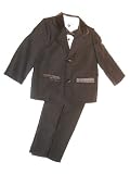 Good Lad Toddler Boy Black 4pc Tuxedo