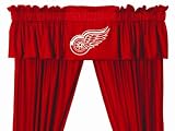 Detroit Red Wings Window Treatments Valance and Drapes