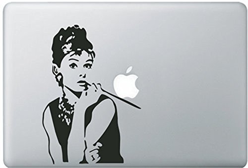 IDEAPRO Pretty Lady Decal - New Ad Decal Apple Laptop Decorative Vinyl Sticker Skins for MacBook 13 Inch MacBook Pro 13 Macbook air 13 Macbook 13 Retina