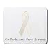Non Smoker Lung Cancer Awareness Ribbon Mouse Pad