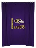 BALTIMORE RAVENS OFFICIAL TEAM JERSEY SHOWER CURTAIN