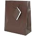Chocolate Brown Medium (8 x 10 x 4) Matte Gift Bag - Bags sold individually