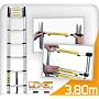Echelle t�lescopique 3.8 Metres Aluminium Garantie&hellip 