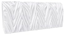Satin Clutch Brauttasche, weiss