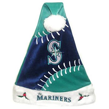 Seattle Mariners Santa Hat - Color Block (Quantity of 1)