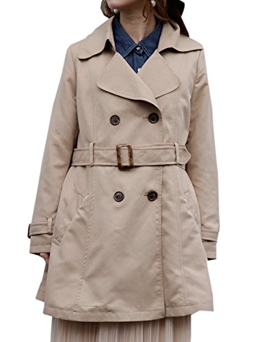 (Goldjapan)ゴールドジャパン 大きいサイズ レディース 大人 スプリングコート トレンチコート maru-343075