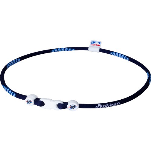 Phiten Oklahoma City Thunder Titanium Necklace X30 18-In
