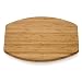 Swissmar 12-by-7-Inch Oval Bamboo Cutting Board