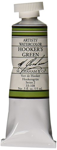 M. Graham 1/2-Ounce Tube Watercolor Paint, Hookers Green