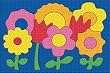 Lauri Early Learning Textured Crepe Rubber Puzzle - 19 pcs Flowers