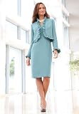 Jessica London Plus Size 2-pc. Ruffled Jacket Dress