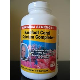 Maximum Strength Barefoot Coral Calcium Complete 240 capsuls