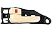 PT Auto Warehouse TO-2219E-FL - Interior Inside Door Handle, Ivory - Front Left Driver Side, Replaces 69206-06020-A0