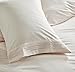 1800 Series Egyptian Collection 3 Line Microfiber 4 Piece Bed Sheet Set (Queen, Cream)