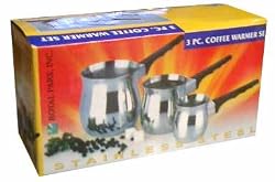 Stainless Steel Coffee set 3 piece (6oz, 12oz, 24oz)