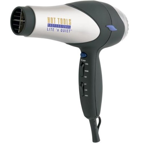 Hot Tools Lite 'n Quiet Turbo Hair Dryer [ HT1069S ]