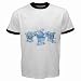 Men's Customized BASKET BOUGHT 100% Cotton White Ringer T-shirt