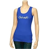Orlando Magic Ladies Light Blue Distressed Logo Tank Top