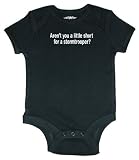 Star Wars"Aren't You A Little Short For A Stormtrooper?" Baby/Infant/Newborn Short Sleeve Onesie Creeper (6 Months, Black)