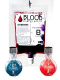 Gaming Energy Drink Set - Mana Potion , Health Potion , and Blood Bag