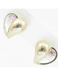 Kids 14K solid gold earrings fancy stud hoop huggie ball fashion dangle swa...