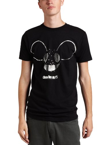 FEA Merchandising Men's Deadmau5 Logo With Silver Foil Lightweight T-Shirt