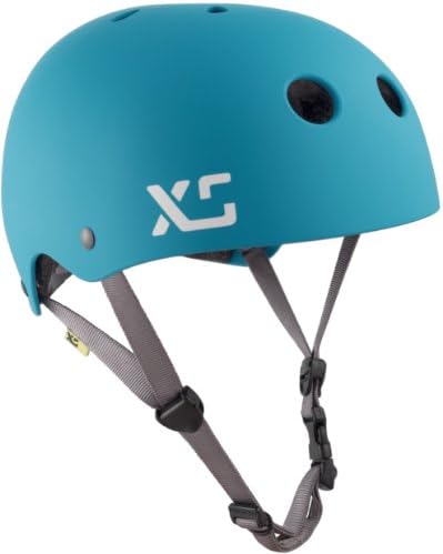 XS Helmets Classic Skate Helmet, Matte Turquoise, Small/Medium