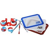 Silicone Alley, 3 Silver Carving Tool + 3 Non-stick Red/White/Blue Rectangle Mat + 3 Wax Jars Containers of Tie Dye Colors + 1 Red Container Holder