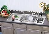 Elkay ILGR4822-R Gourmet Stainless Steel Sink with 4 holes