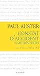 Constat d'accident et autres textes