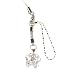 Hand Crafted Cellular Phone Charm - Animal Butterfly - Clear