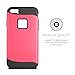iPhone 7 Case, Snugg Apple iPhone 7 Dual Layer Slim Cover [Infinity Series] Protective Bumper Shell Skin - Coral Red