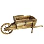 Astonica Wooden Wheelbarrow Planter