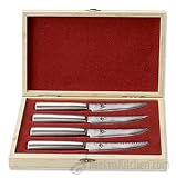 Shun Steel Steel 4-Piece Steak Knife Set