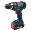 Bosch DDS181-03 18V Compact Tough Drill Driver with (1) 1.5Ah and (1) 3.0Ah Batteries