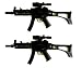 N&B Tactical Swat Softair Gewehr P17 Set 2 Stück