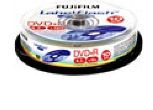FUJI 10xDVD-R 4,7GB 120Min 16x Label Flash CakeBox