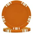 100 5 Spot Blank Poker Chips - Orange