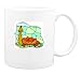 Mug with reptile, fimbriata, matamata, chelys, turtle