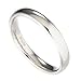 4MM White Tungsten Carbide Polished Classic Wedding Ring