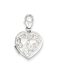 Sterling Silver 15mm Heart Locket