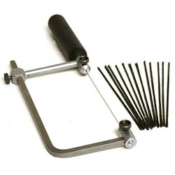 Grobet Swiss Ergonomic Jewelers Saw w/ 144 2/0 Blades