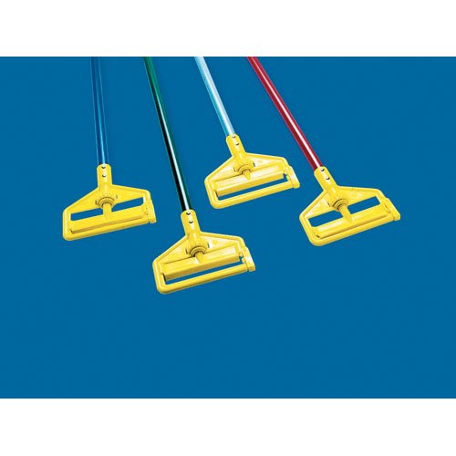 RUBBERMAID COMMERCIAL PRODUCTS Side Gate Antimicrobial Handles Yellow/Gray Handle
