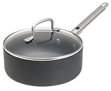 Calphalon Professional Nonstick II Collector's Edition 2-1/2-Quart Shallow Saucepan with Glass Lid