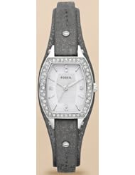 Fossil Marjorie Leather Watch - Pewter
