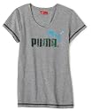 Puma Girls 2-6x Vneck #1 Logo Shortsleeve Tee