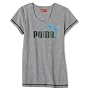 Puma Girls 7-16 V Neck Tee